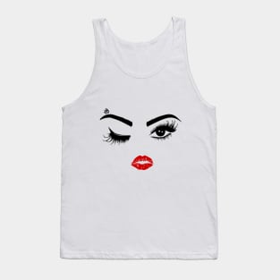 Eyes and Lips Tank Top